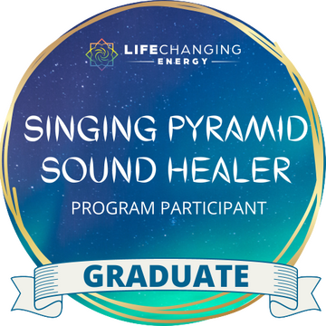 Singing pyramid sound healer certificate