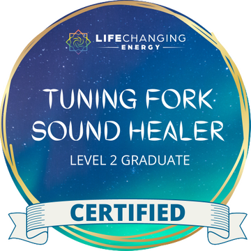 Tuning form sound healer certificate